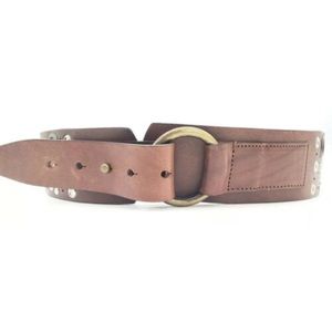 Vintage Antoniazzi Firenze Grommet Hole Studded Belt Large